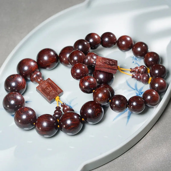 Purple Pear Bead Bracelet-ToShay.org