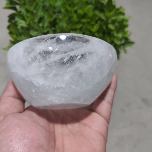 White Quartz Bowl-ToShay.org