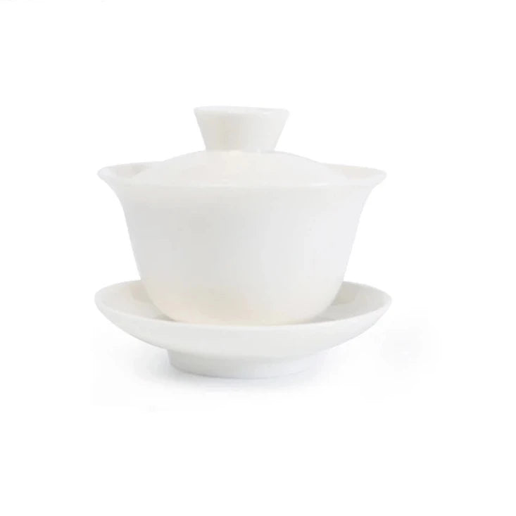 White Porcelain Tea Bowls-ToShay.org