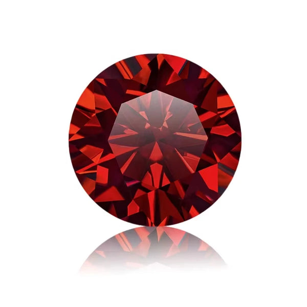 Red Garnet Faceted Diamonds-ToShay.org