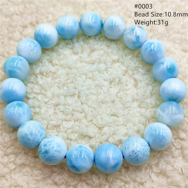 Blue Larimar Bead Bracelet-ToShay.org