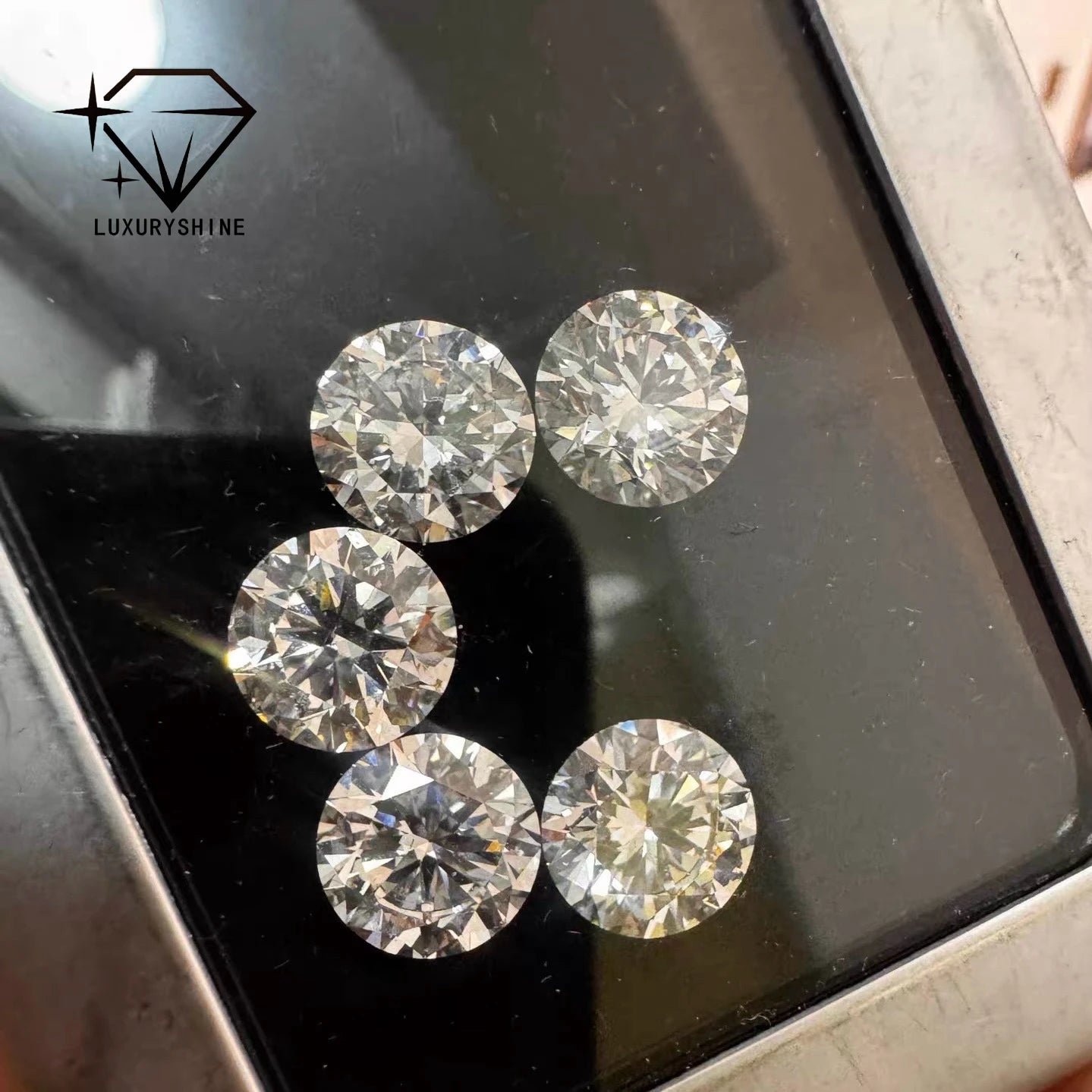 Clear Faceted Diamond-ToShay.org