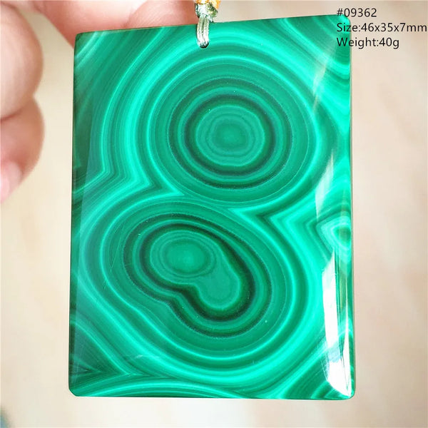 Green Malachite Chrysocolla Pendant-ToShay.org
