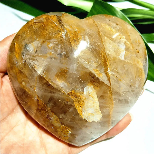 Yellow Blood Quartz Heart-ToShay.org