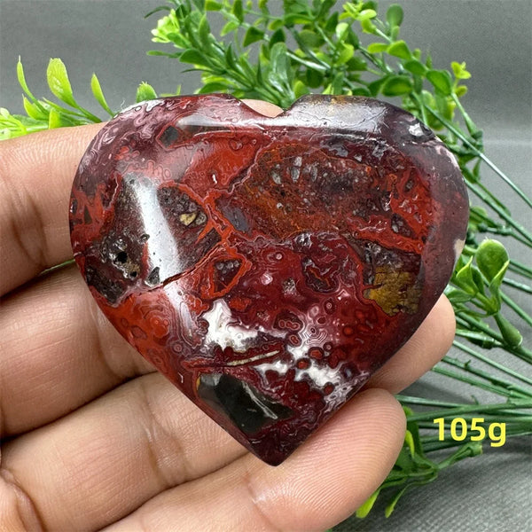 Red Agate Heart-ToShay.org