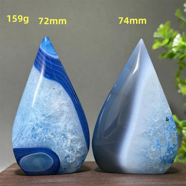 Blue Agate Torch-ToShay.org