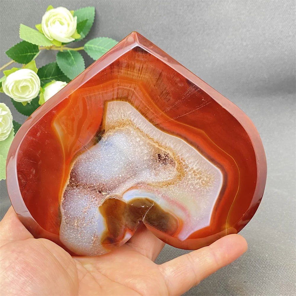 Red Agate Heart-ToShay.org