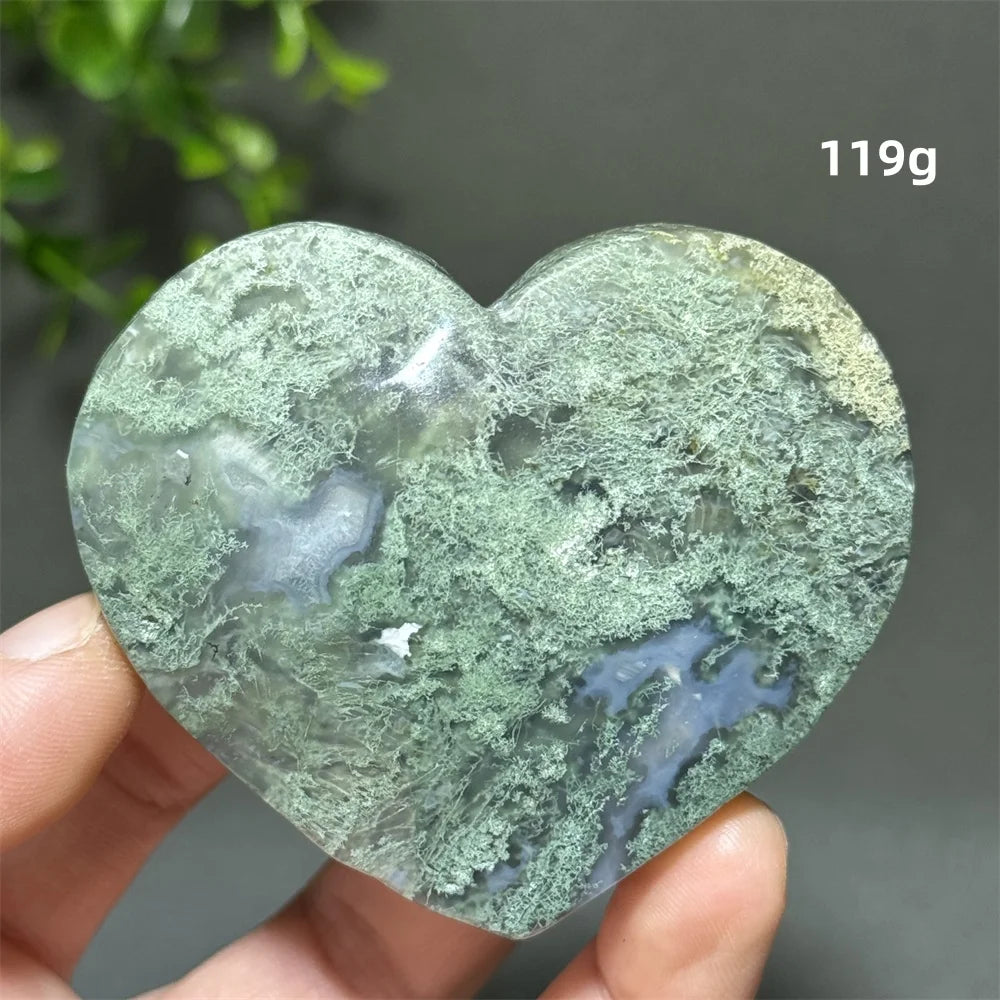 Green Aquatic Agate Heart-ToShay.org