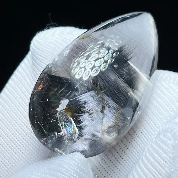 Black Rutilated Quartz Pendant-ToShay.org