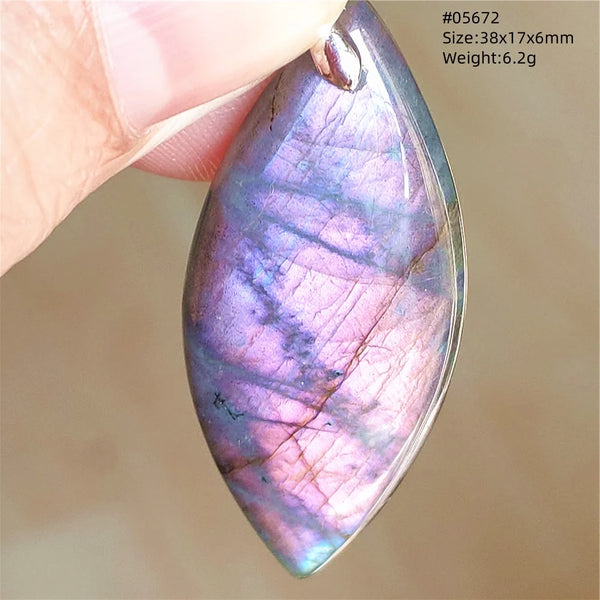 Blue Purple Labradorite Pendant-ToShay.org