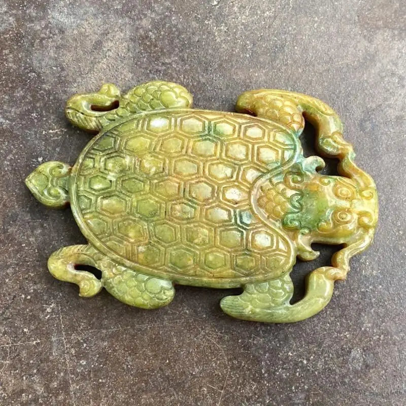 Green Jade Dragon Turtle-ToShay.org