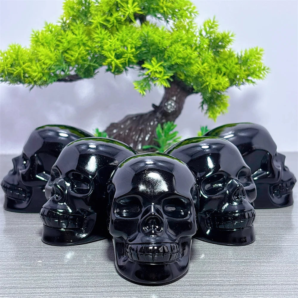 Black Obsidian Skull-ToShay.org
