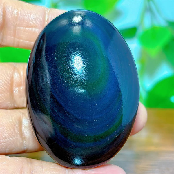 Rainbow Obsidian Palm Stones-ToShay.org