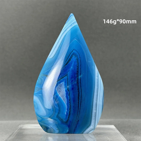 Blue Agate Torch-ToShay.org