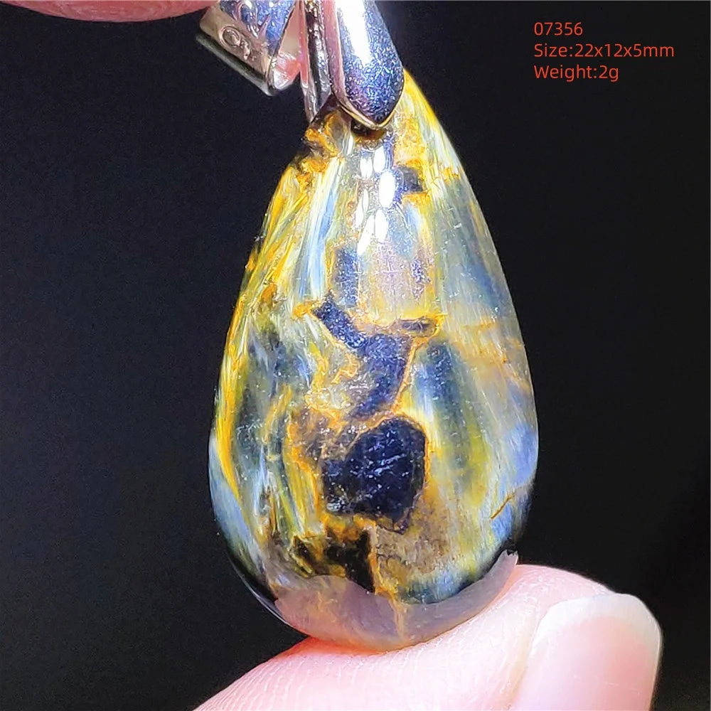 Blue Pietersite Pendant-ToShay.org