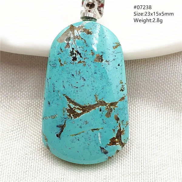 Blue Turquoise Pendant-ToShay.org
