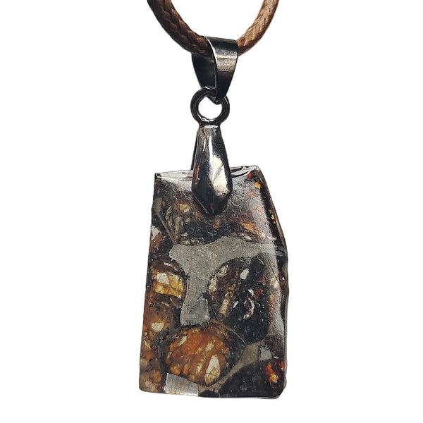 Olive Meteorite Pendant-ToShay.org