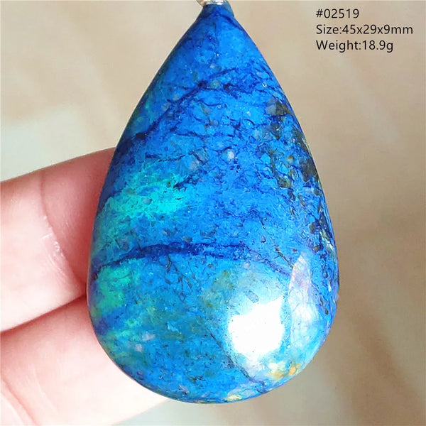 Blue Azulite Pendant-ToShay.org