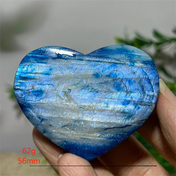 Blue Flash Moonstone Heart-ToShay.org