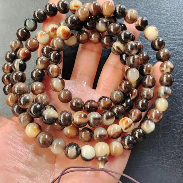 Brown Buffalo Horn Beads-ToShay.org