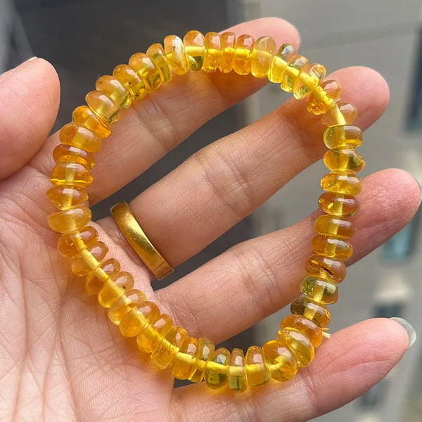Yellow Amber Bracelet-ToShay.org