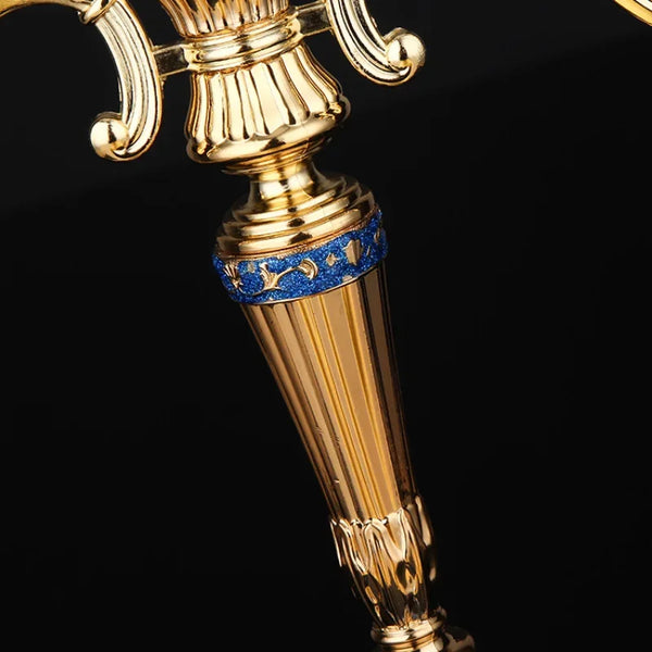 Blue Gold Candelabra-ToShay.org