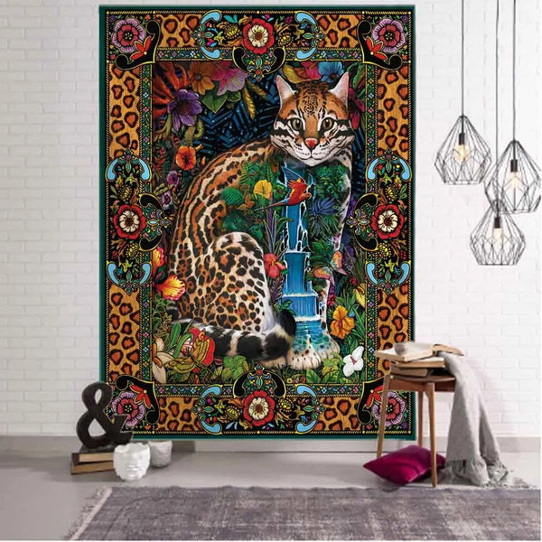 Cat Art Tapestry-ToShay.org