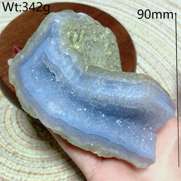 Blue Lace Agate Raw Stone-ToShay.org