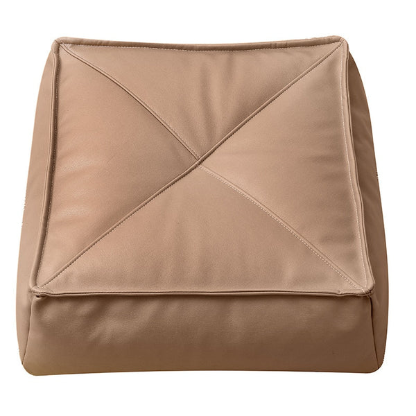 Leather Pouf Cushion Cover-ToShay.org