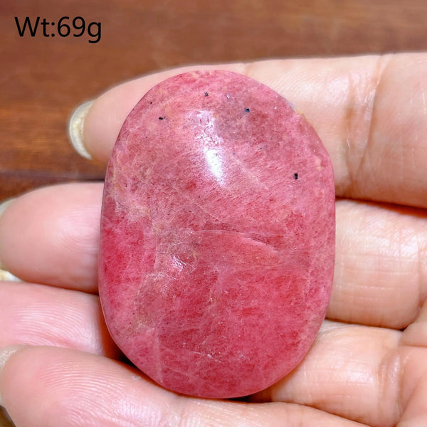 Pink Rhodonite Palm Stone-ToShay.org