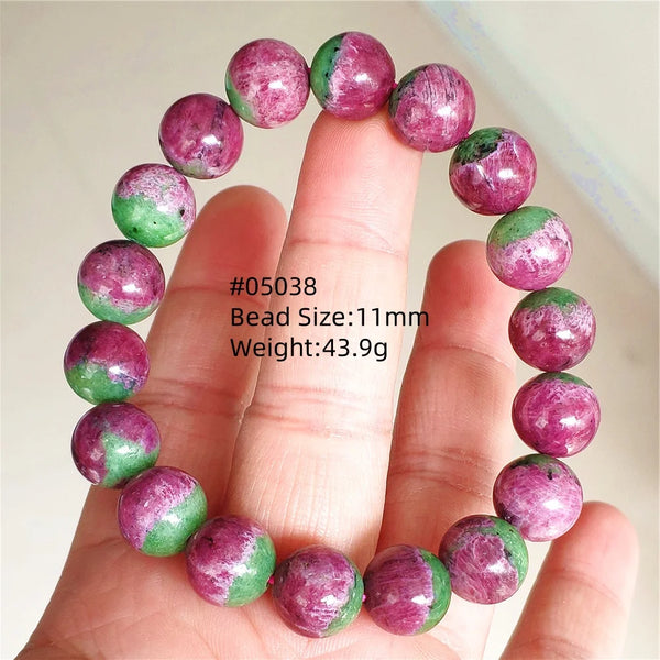 Red Ruby Zoisite Bracelet-ToShay.org