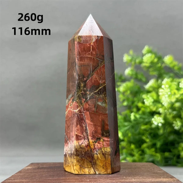 Red Turquoise Hex Wand-ToShay.org