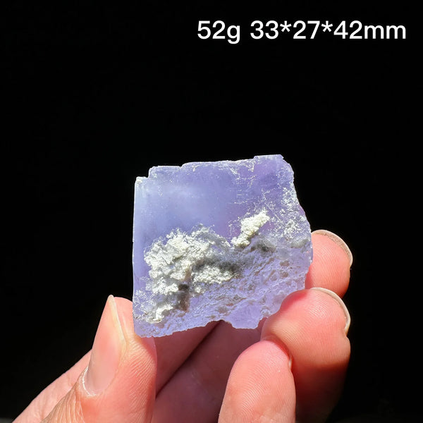 Blue Fluorite Mineral Crystal-ToShay.org