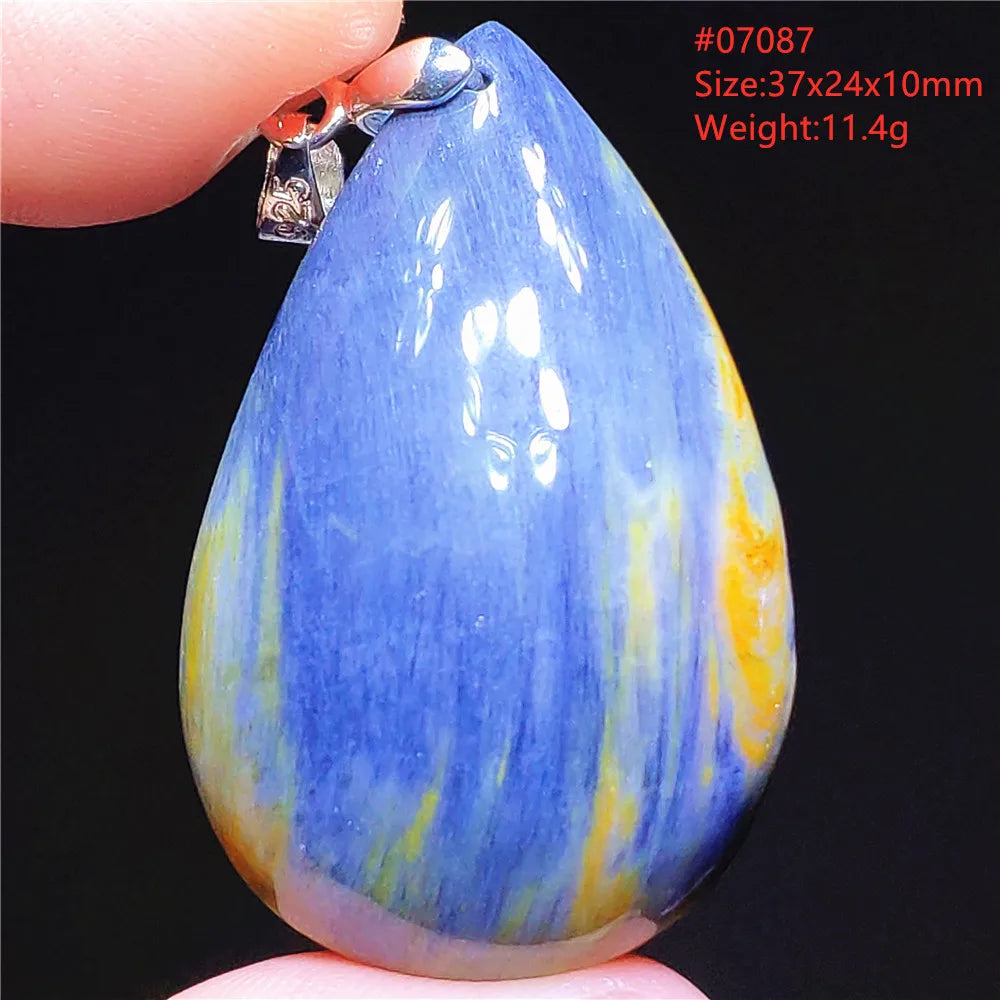 Blue Pietersite Pendant-ToShay.org