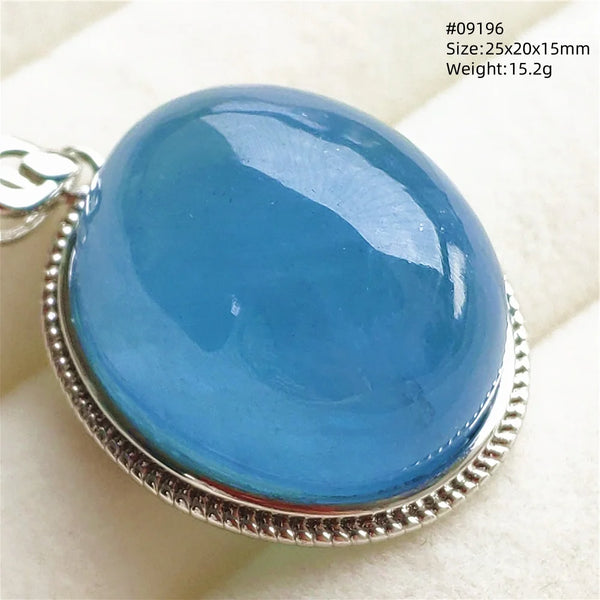 Blue Aquamarine Pendant-ToShay.org