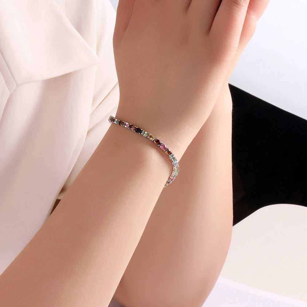 Mixed Tourmaline Bracelet-ToShay.org