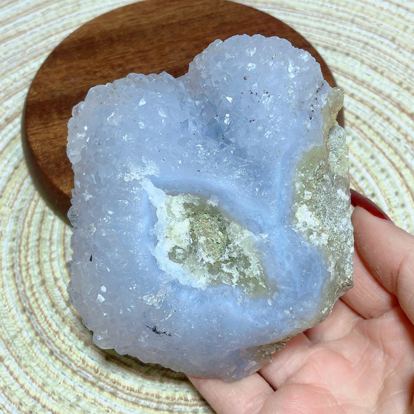 Blue Lace Agate Raw Stone-ToShay.org