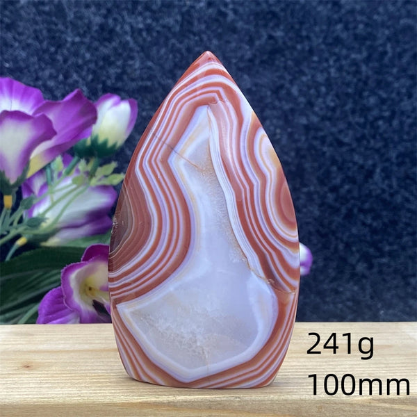 Red Lace Agate Flame-ToShay.org