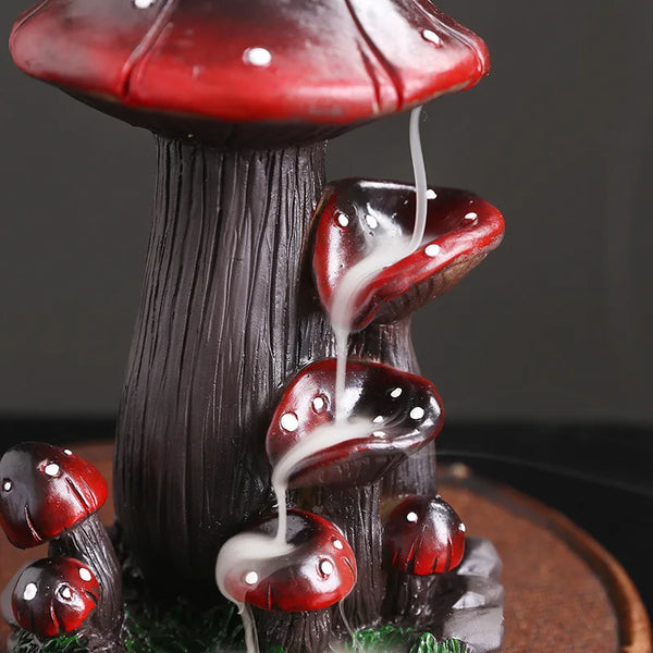 Mushroom Waterfall Incense Burner-ToShay.org