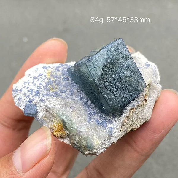 Blue Fluorite Crystal-ToShay.org