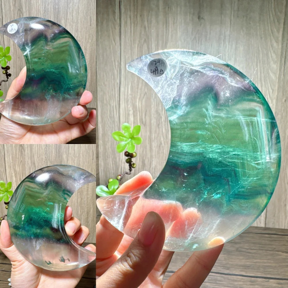 Rainbow Fluorite Moon-ToShay.org