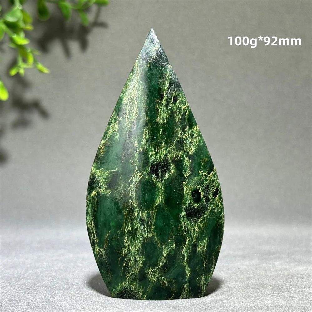 Green Emerald Agate Torch-ToShay.org