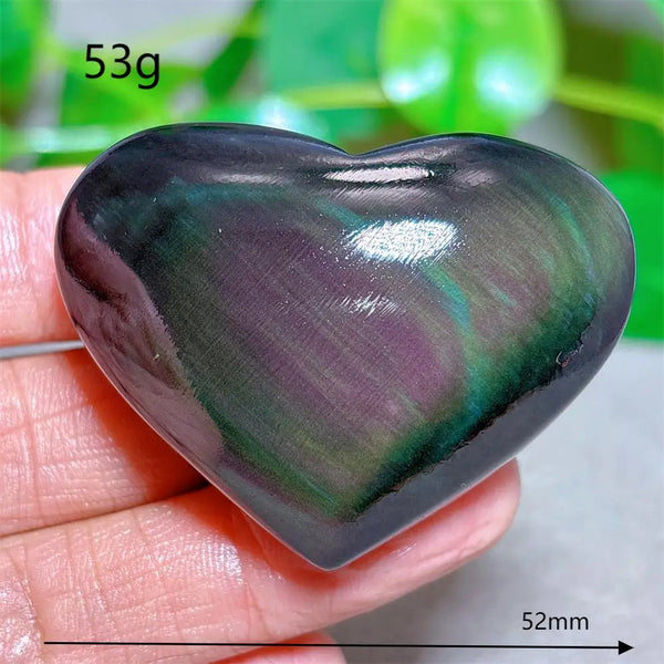 Rainbow Obsidian Heart-ToShay.org
