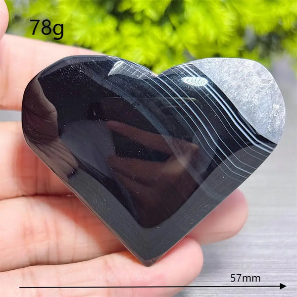 Black Agate Heart-ToShay.org