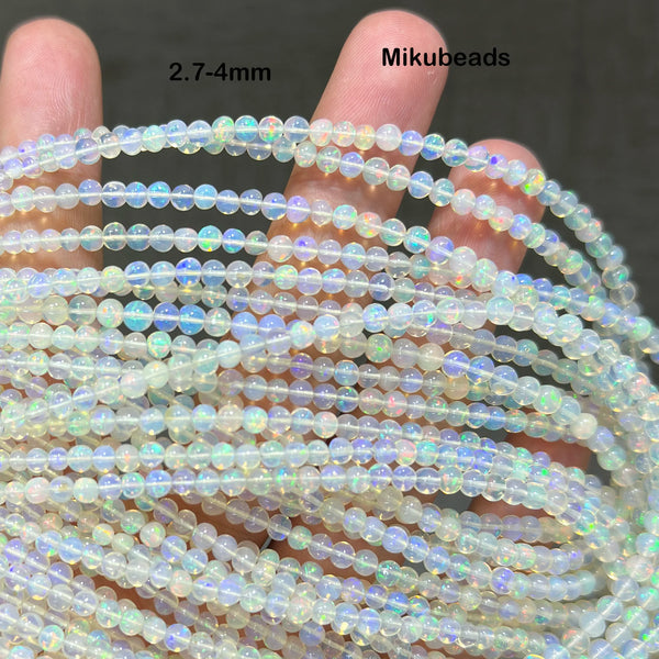 White Opal Stone Beads-ToShay.org