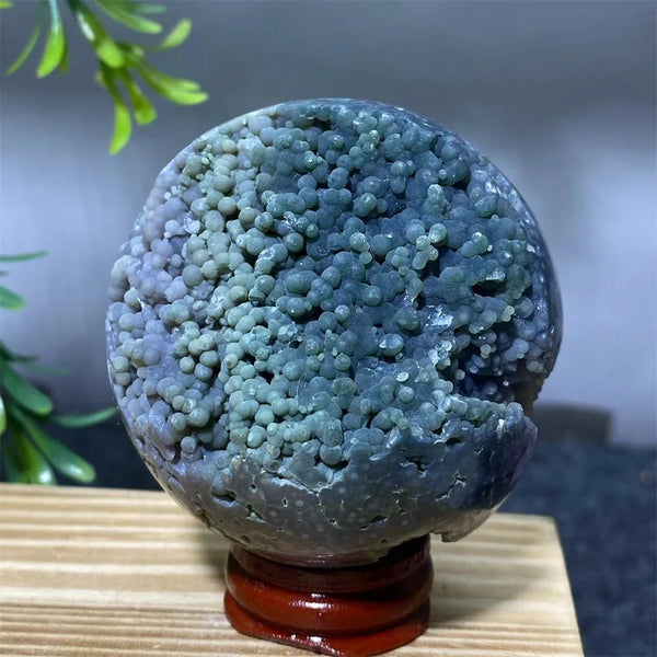 Purple Grape Agate Ball-ToShay.org