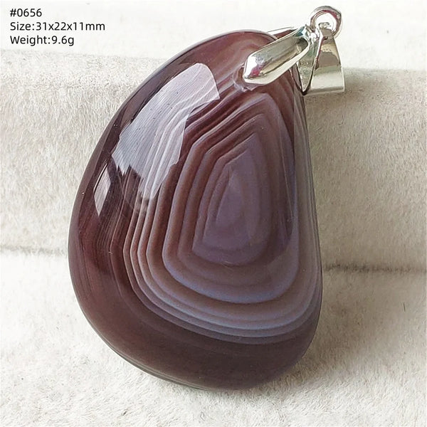 Grey Lace Agate Pendant-ToShay.org