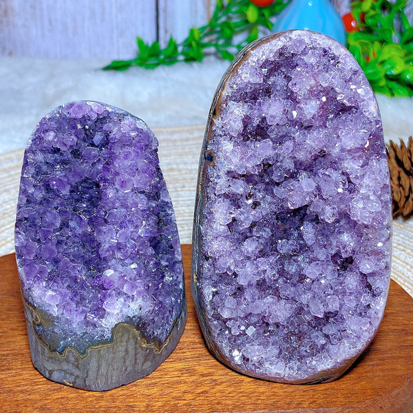 Purple Amethyst Cluster Geode-ToShay.org
