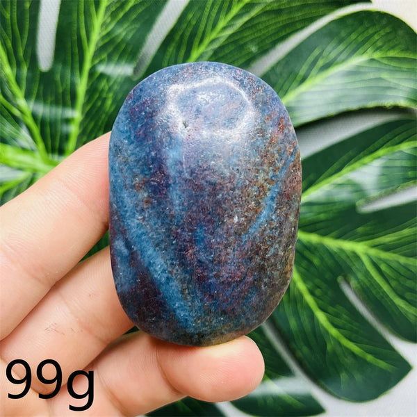 Ruby Sapphire Palm Stone-ToShay.org