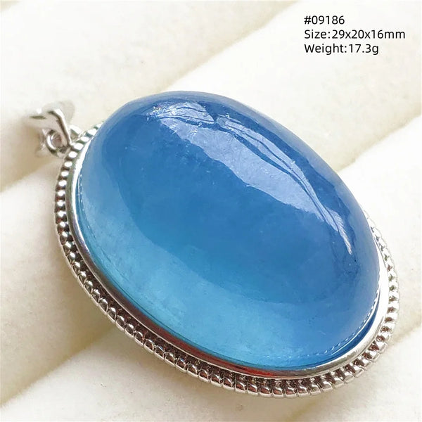 Blue Aquamarine Pendant-ToShay.org